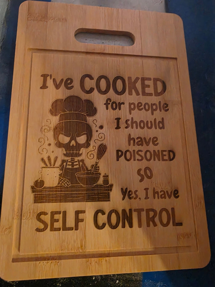 I've Cooked for people Cutting Board