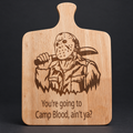 Jason Camp Blood Engraved Handled Cutting Board