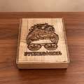 Stoner Girl engraved wooden jewelry box