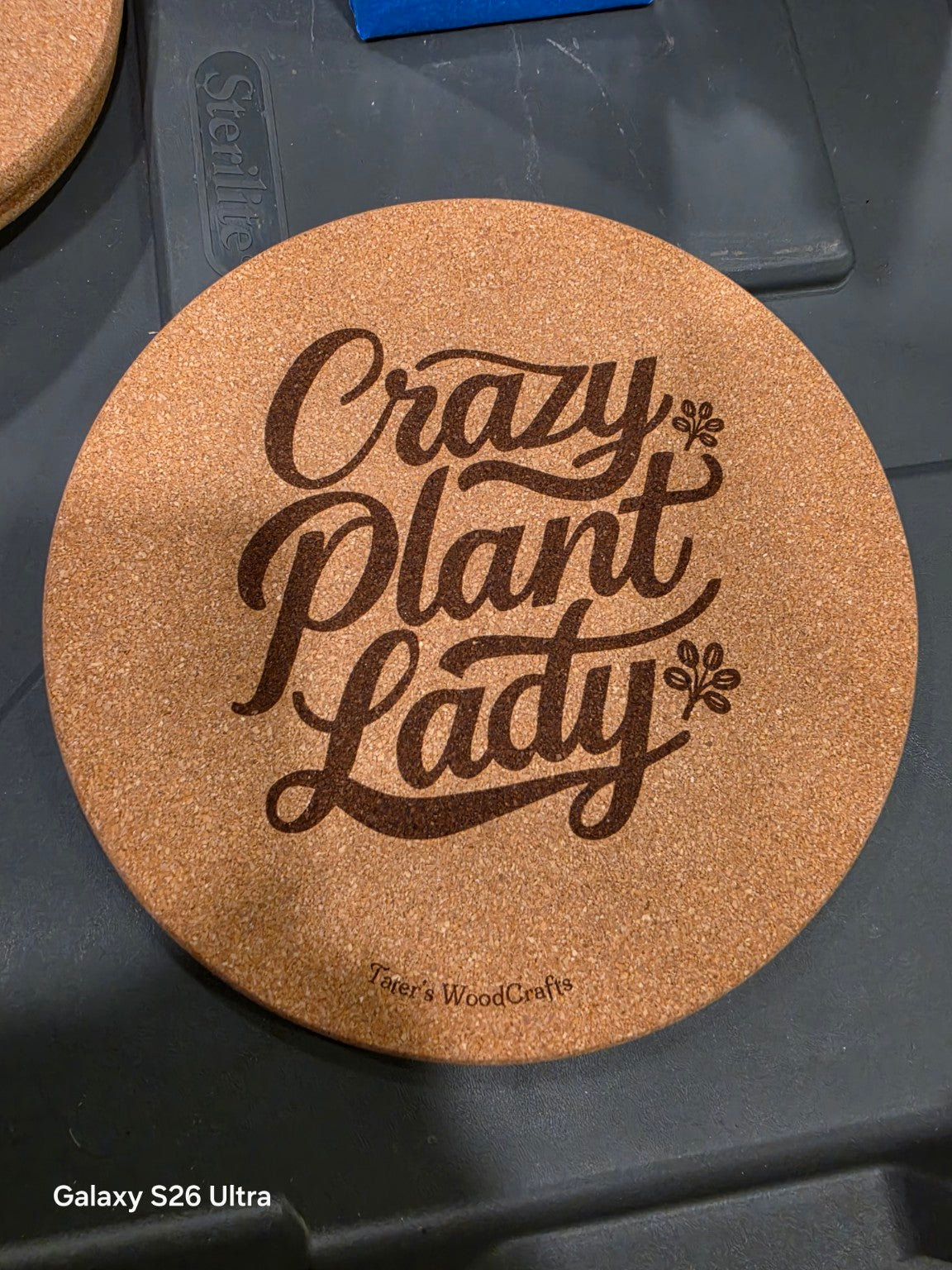 Crazy Plant Lady Cork Trivet product photograph